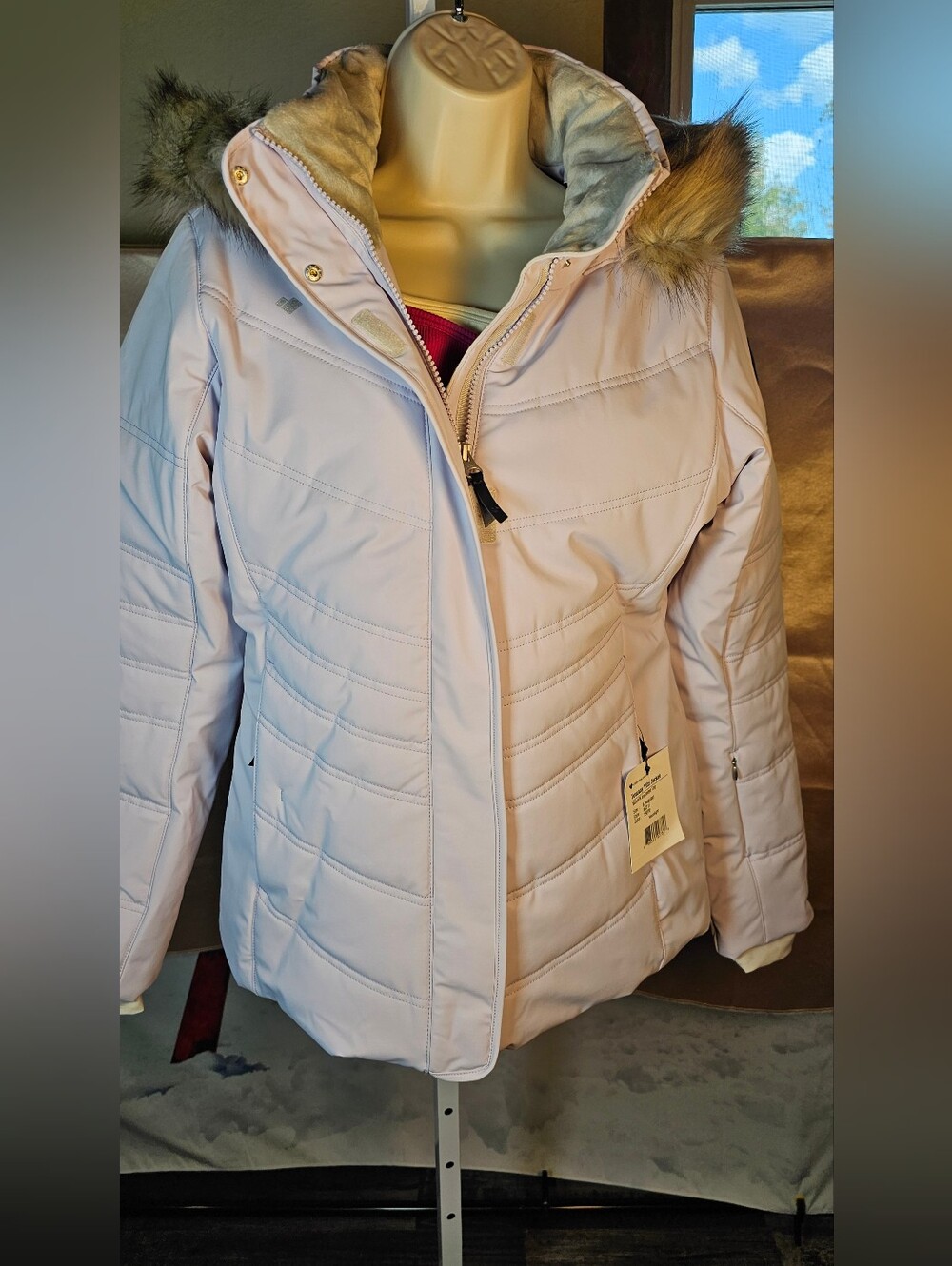 Obermeyer Tuscany Elite Ski Jacket Women’s 8 Moonlight NWT Faux Fur 20K